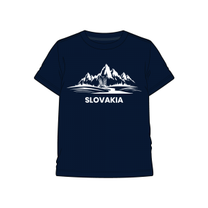 Tričko - Slovenské hory modrá